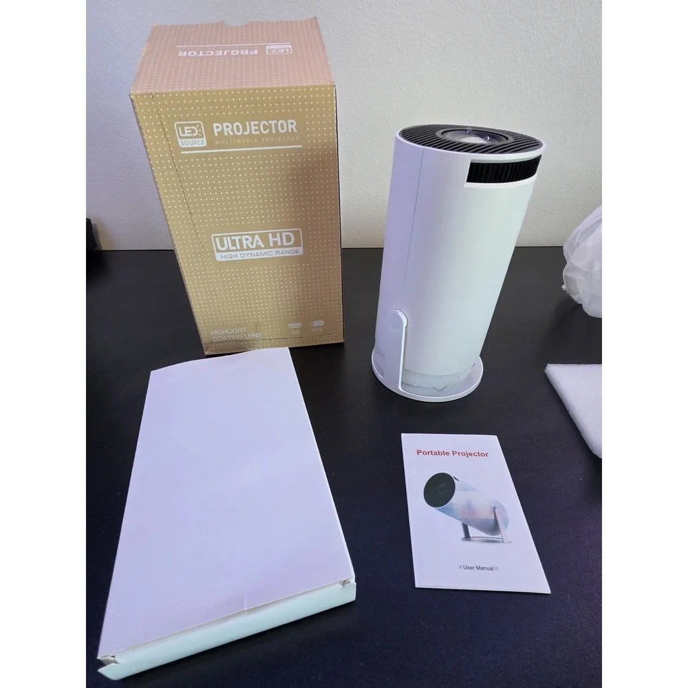 LED Projector Ultra HD High Dynamic Range Adjustable Height - Picture 3 of 4